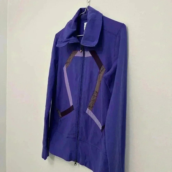 Lululemon Origami Stride Full Zip Jacket Purple Women's  Size 8 - Picture 6 of 14